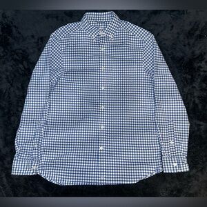 Vineyard Vines OTG Performance Shirt Mens Small Blue Plaid Brrr Cooling Button